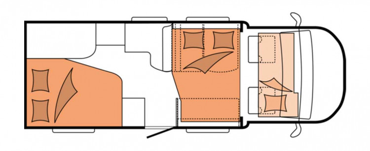 Hobby Optima ONTOUR T65 HFL Camper for Rent