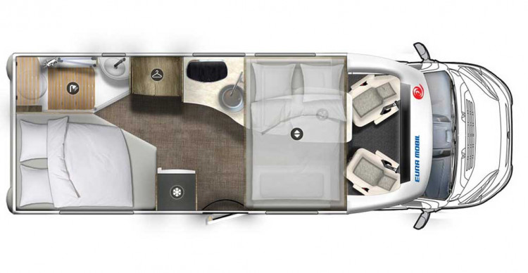 EURA MOBIL Profila RS 675 SB Camper for Rent